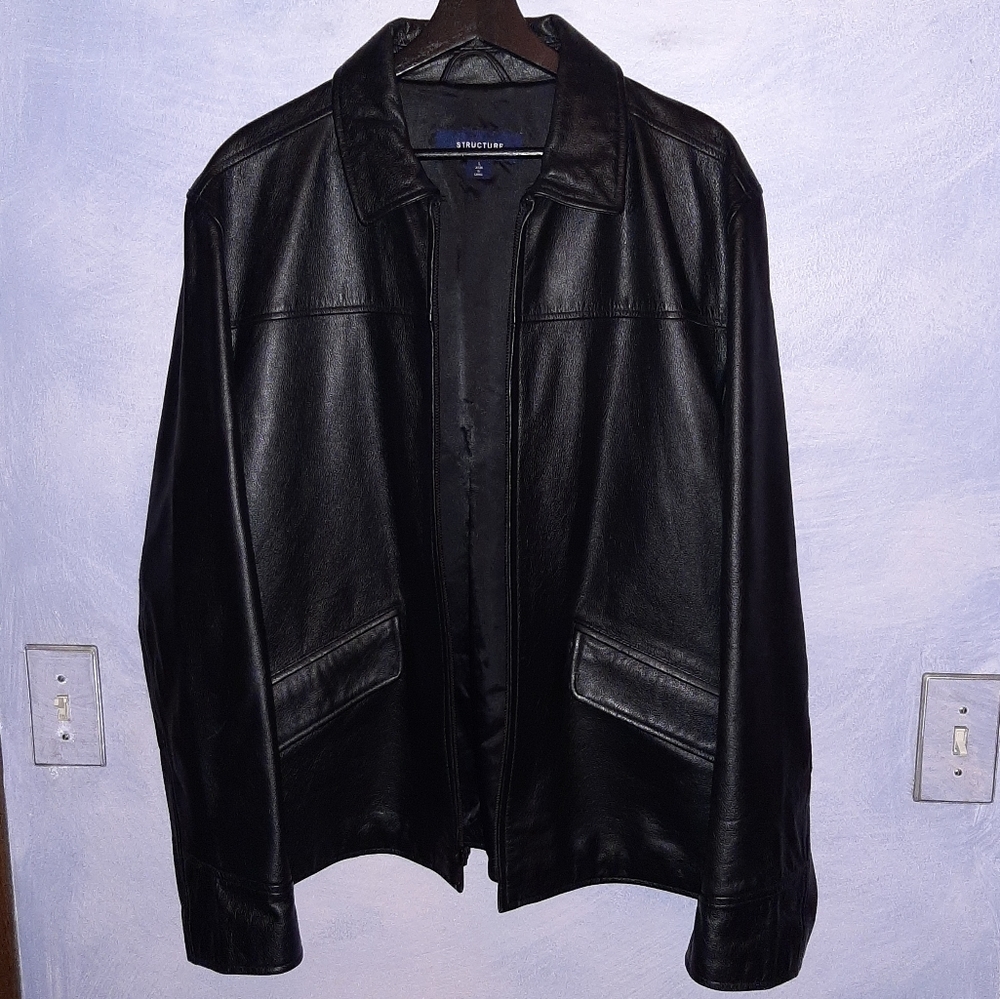 Leather jacket by Structure - Picture 2 of 7